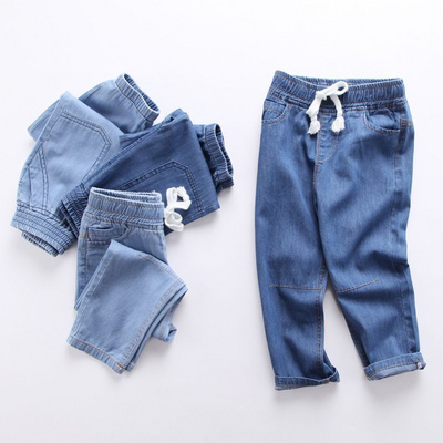 Girls' Lightweight Summer Denim Kids Jeans Breathable and Comfortable for Hot Weather