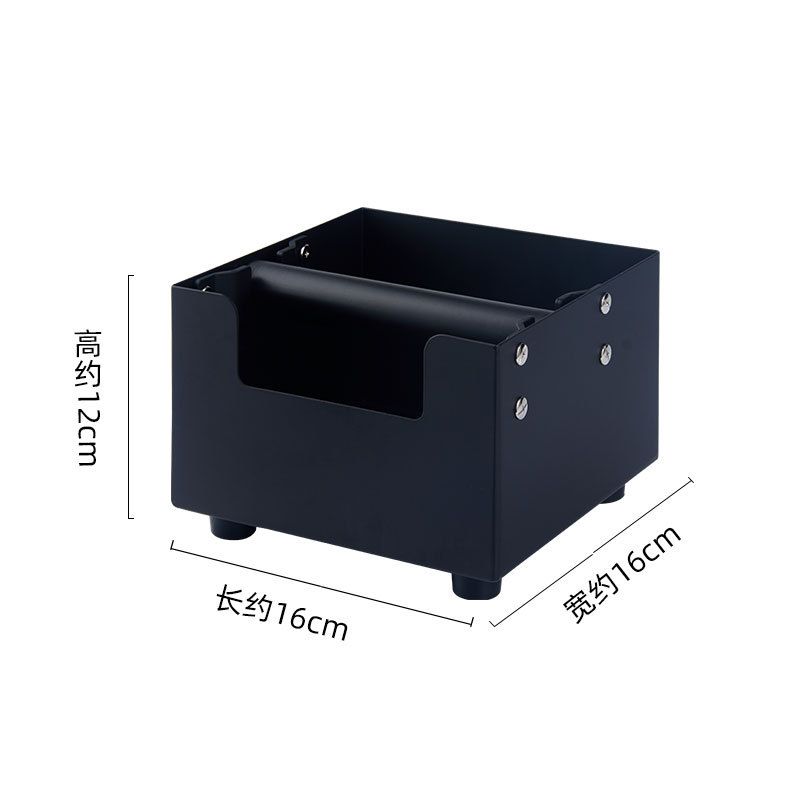 Matt Black Desk Top Coffee Bin Matt Black Knock Box