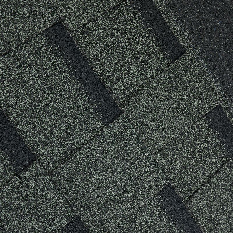 Dark Black Building Material 3-Tab Double Layer Asphalt Roofing Shingles Price Per Teja Asfltica