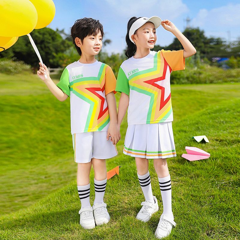 Leisure activity track set The complete zipper sports jogging uniform set sports 2 pieces of primary school sixth grade sixth gr