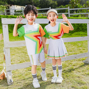 Leisure activity track set The complete zipper sports jogging uniform set sports 2 pieces of primary school sixth grade sixth gr