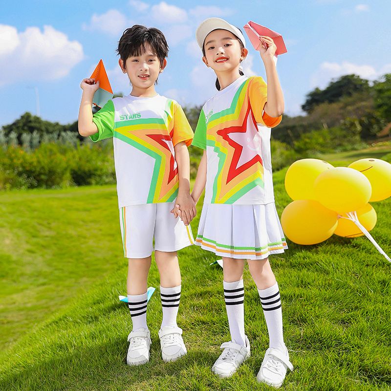 Leisure activity track set The complete zipper sports jogging uniform set sports 2 pieces of primary school sixth grade sixth gr