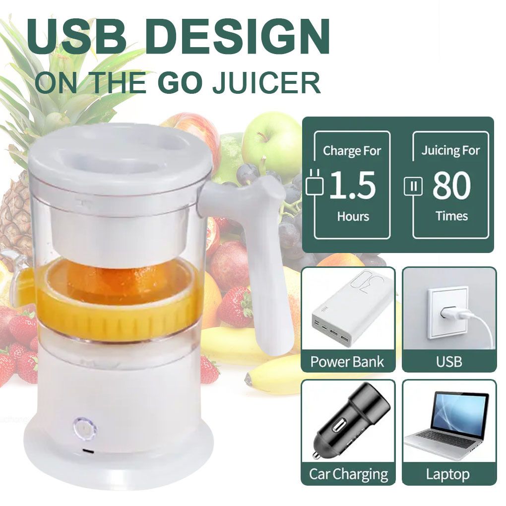 Wholesale USB charging wireless electric fruit pineapple sugar cane apple juice extractor machine for household