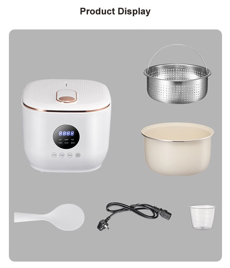 Rice cooker household multi-function rice cooker is suitable for 1-4 people small rice cooker 3L cooking rice non-stick pan