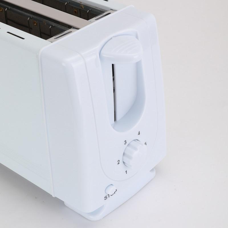 QLT-168A 4 Slice Toaster with Metal Design Auto Pop Up and Anti-Clamping