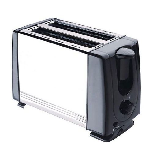 QLT-118B 2 Slice Toaster with Stainless Steel Auto Pop Up and Stop Button