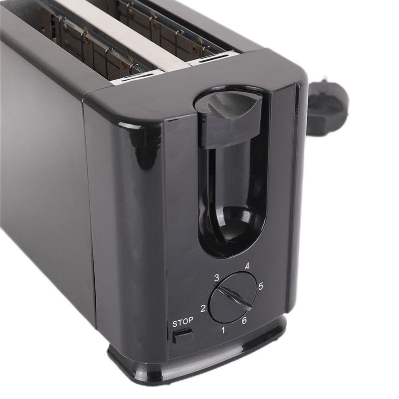 QLT-288A 2 Slice Toaster with Metal Body Auto Pop Up and Stop Button