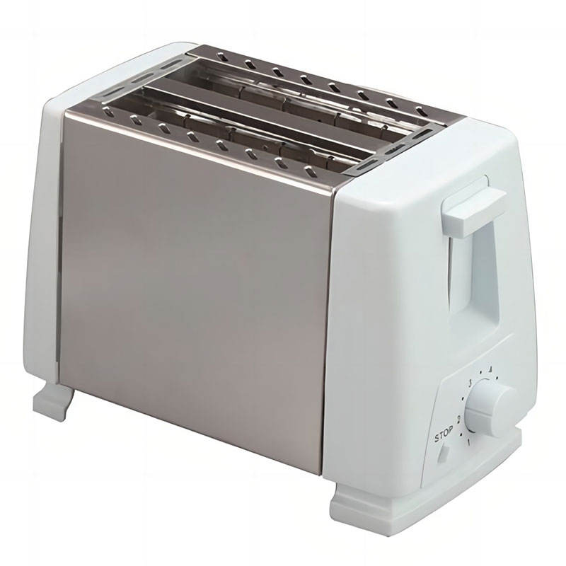 01T-298B 2 Slice Toaster Stainless Steel Auto Pop Up and Stop Button