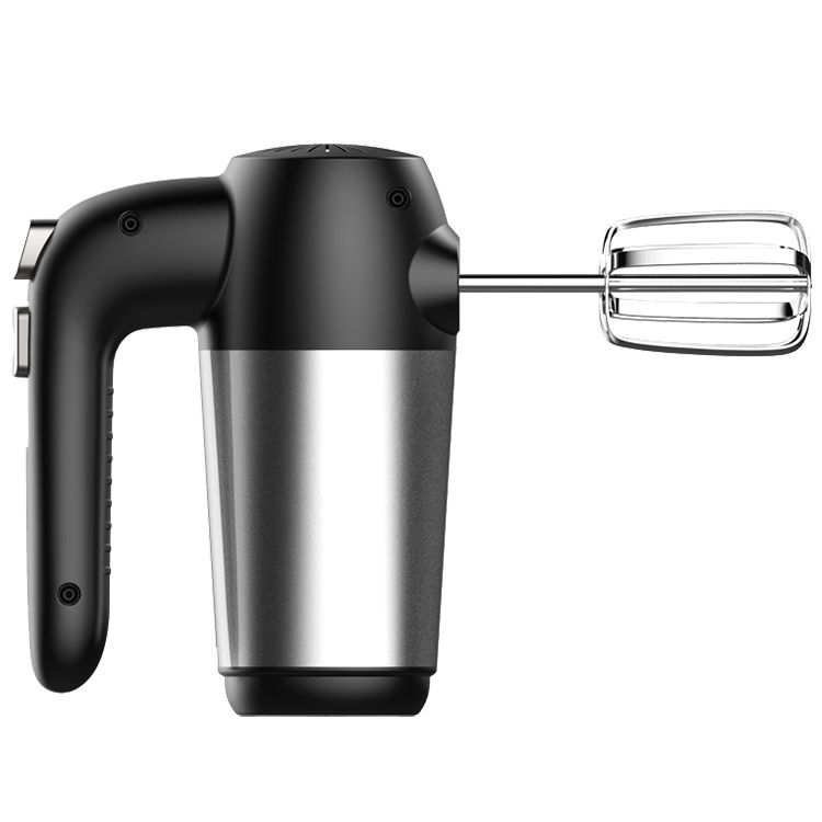 50W 5-Speed Electric Hand Blender Stainless Steel Body Beater Dough Hook Stand Mixer Kitchen Beater Ejector Button Mixing Bowl