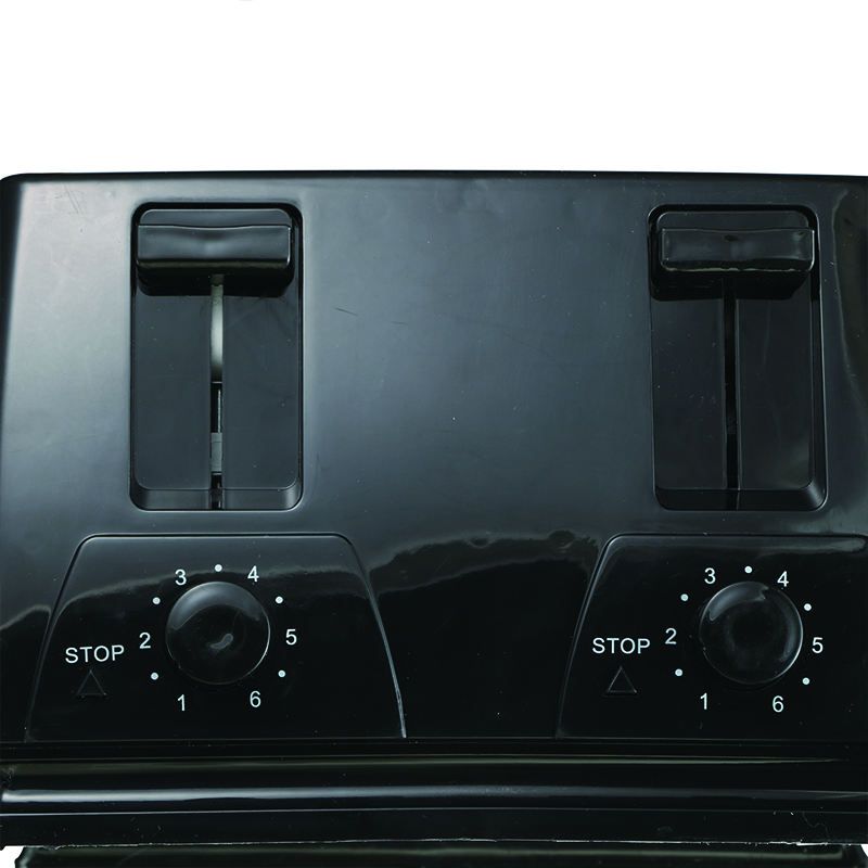 QLT-318B 4 Slice Toaster Stainless Steel Design Auto Pop Up and Anti-Clamping