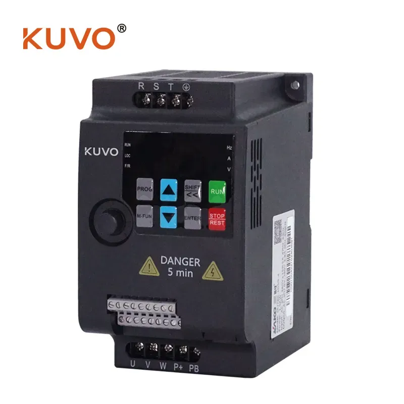 vfd drive 0.75kw frequency converter 380v 50hz 60hz AC motor speed control inverter-Kuvo