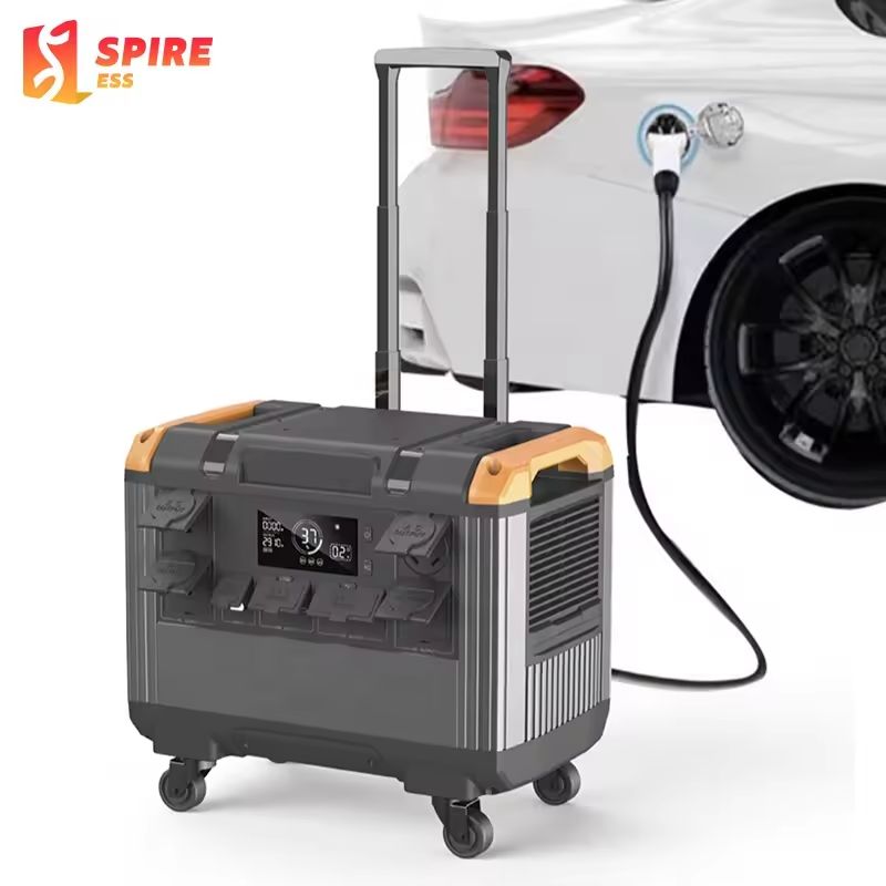 3000W portable power station with pull rod 2688WH 110V 220V YD3000-A factory wholesale Solar Generater