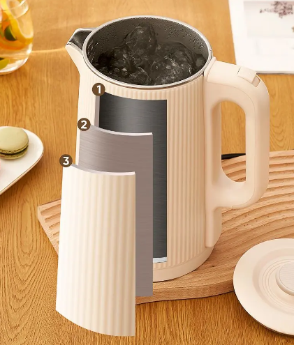 Electric kettle for home use 1.8L capacity 304 stainless steel electric kettle office integrated kettle