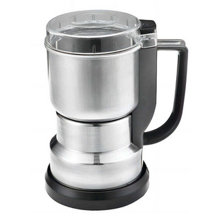 High-Capacity Coffee Grinder with 150W Power and Stainless Steel Body