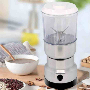 Versatile Coffee Grinder with 150W Power Stainless Steel Body and Dual Jar Options