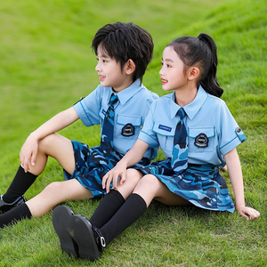 Leisure activity set The complete zipper sports jogging uniform sports 2 pieces of sweatshirts are suitable for children's class