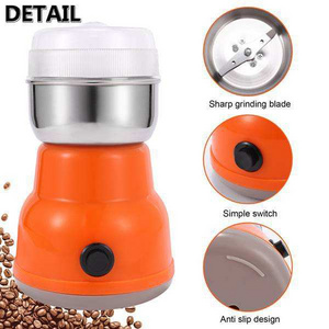 Powerful Coffee Grinder with 150W Motor and 200ML Stainless Steel Jar in a Compact Plastic Design