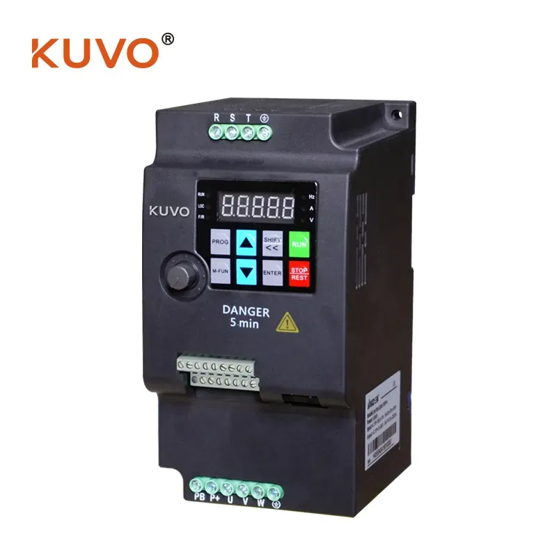 vfd drive 4kw frequency converter 380v 50hz 60hz AC motor speed control inverter-Kuvo