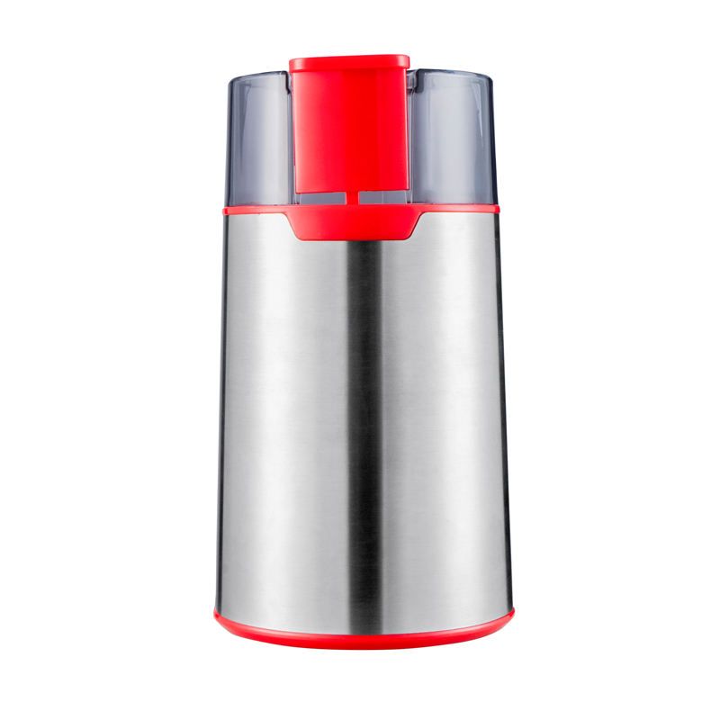 Compact Coffee Grinder with 150W Power and 180ML Capacity in Plastic or Electroplate Design