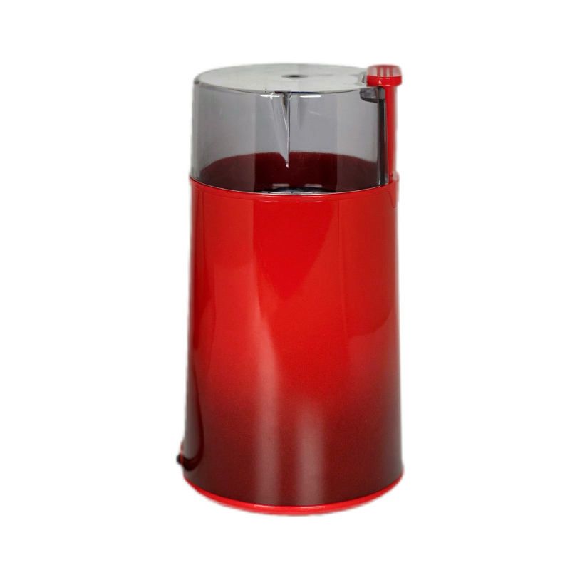 Compact Coffee Grinder with 150W Power and 180ML Capacity in Plastic or Electroplate Design