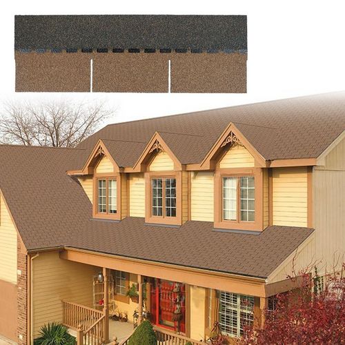 Colors 3 Tab Best Asphalt Shingles for Roof/Roofing Decoration