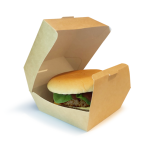 Custom Printed Paper Burger Box Corrugated Hamburg Box