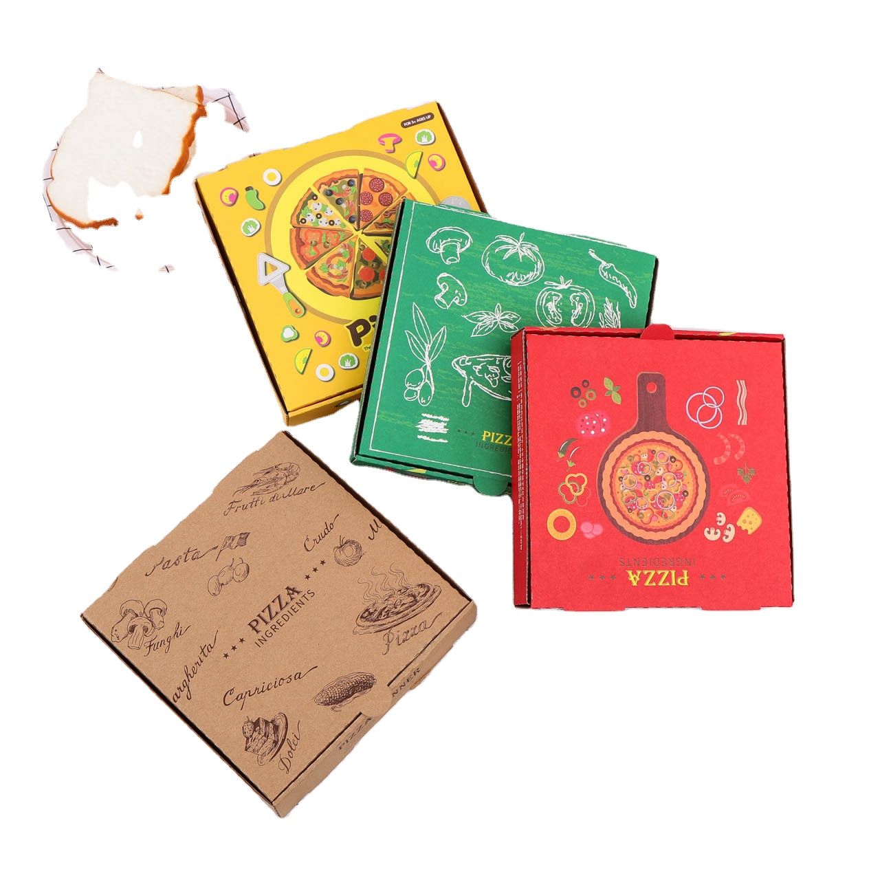 Custom bestselling china high quality personalization made pizza box paper boxes for food