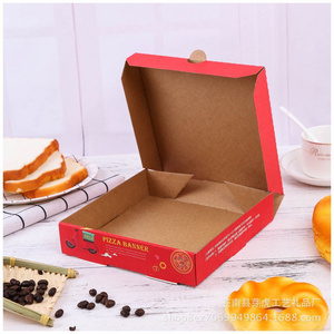 Hot Sale Professional Manufacturer Corrugated Kraft Paper Pizza Packaging Box all size