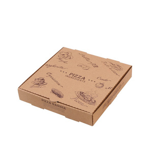 Wholesale Pizza Box Design Custom Printed 8" 9" 10" 12" 14" 18"Inch Pizza Packaging Boxes With Logo