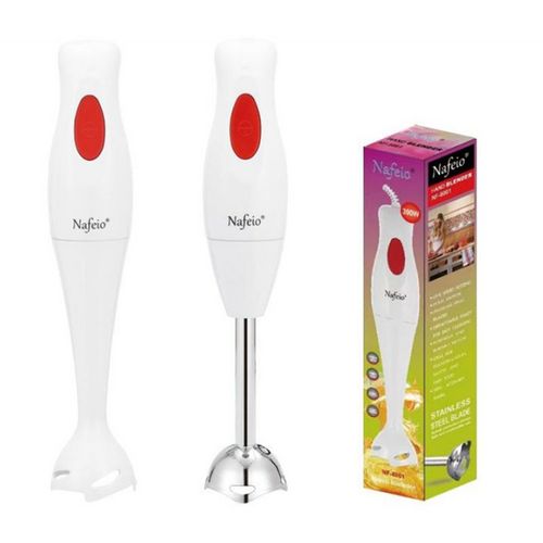 Versatile Hand Blender with 300W Power Stainless Steel Blade and Ergonomic Design for Efficient Blending