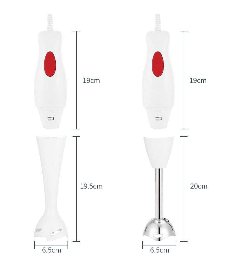 Powerful Hand Blender with 300W Motor and Stainless Steel Blade for Smooth Blending