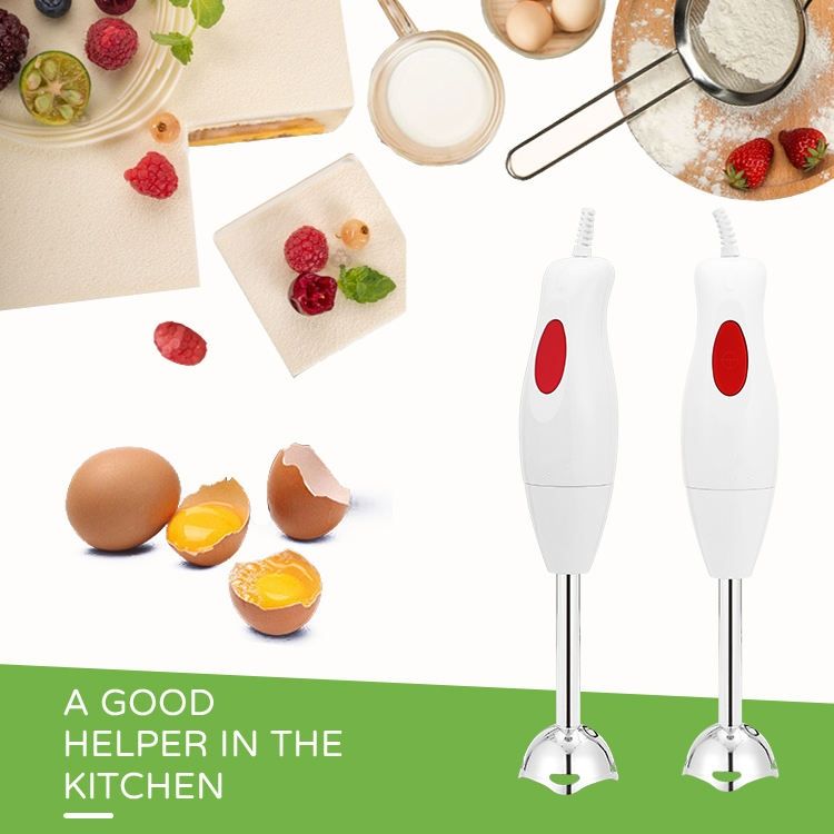 Powerful Hand Blender with 300W Motor and Stainless Steel Blade for Smooth Blending