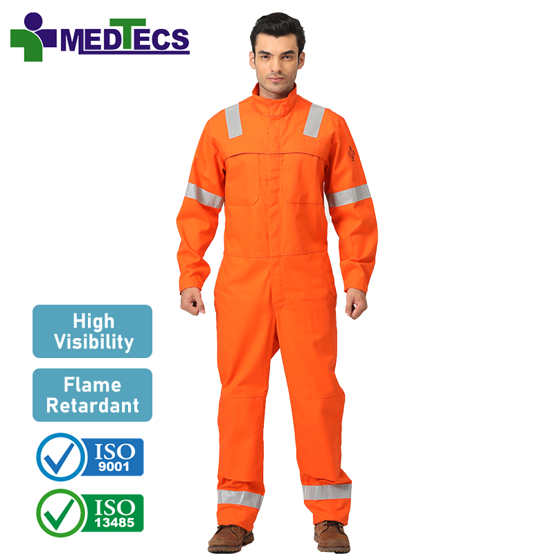 Washable Conjoined Raincoat Flame Retardant Oil Rig Oem Workwear Coverall Reflection Coveralls