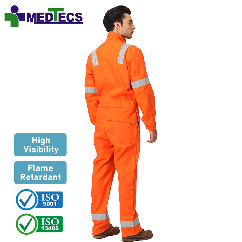 Washable Conjoined Raincoat Flame Retardant Oil Rig Oem Workwear Coverall Reflection Coveralls