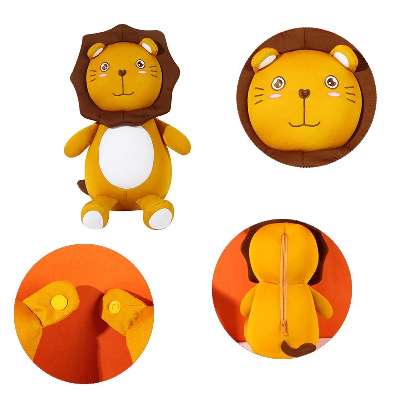 Wholesale 2 In1 Neck Pillow Transform to Soft Lion For Home Decor Airplane Cute Toy