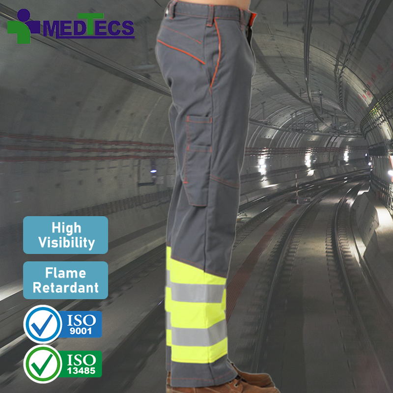 High Quality Electrician Men Insulated Reflective Work Pants Workwear