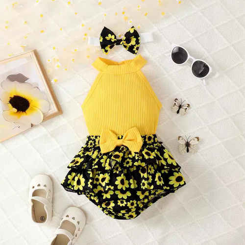 2024 new style baby sets clothes fashion and comfortable baby girls clothing sets summer new baby clothes set