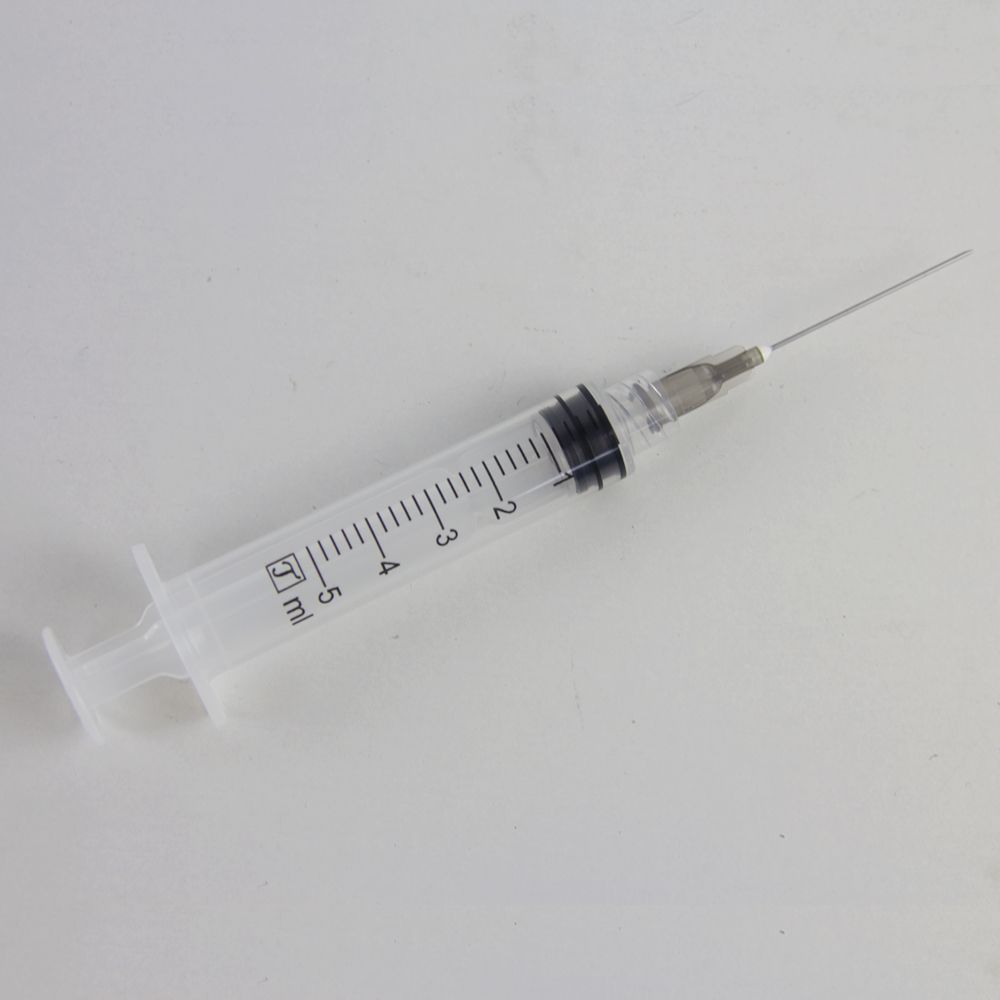 Disposable Vaccine 5ml Medical Injection Plastic Luer Slip Syringes