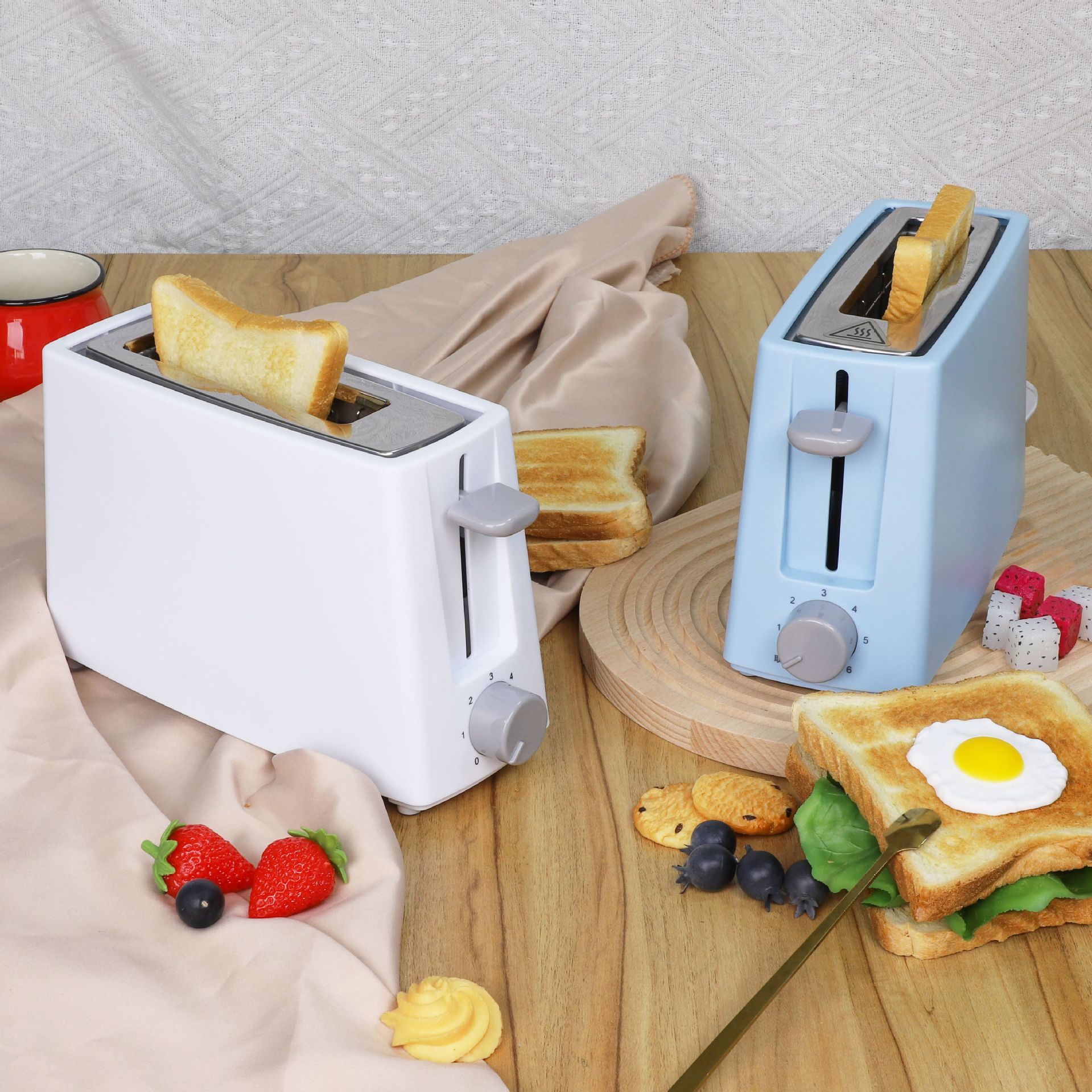 Single Slice Kitchen Mini Multifunctional Breakfast Machine Bread Toaster