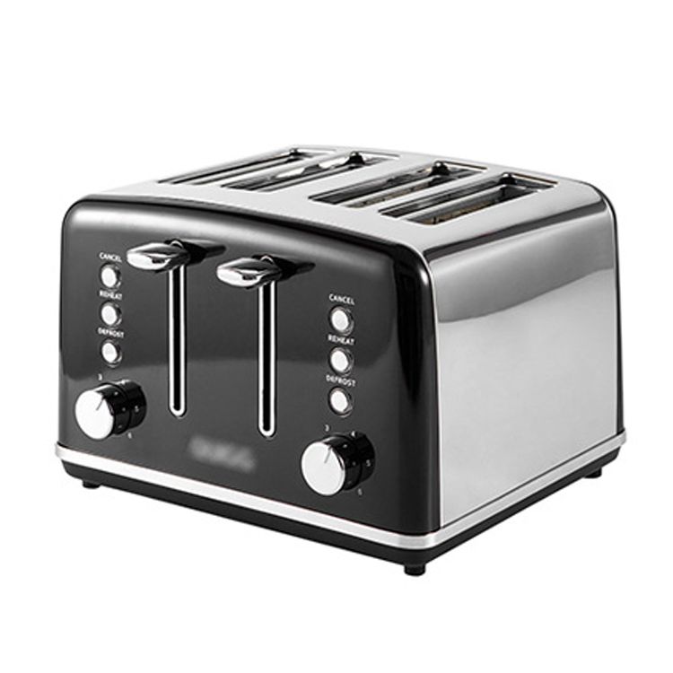 Bread Breakfast Maker Hotel Household 220V 4 Grooves Toaster