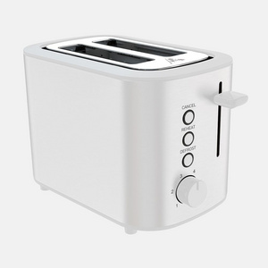 Two Slices Stainless Steel Bread Toaster With Defrosting Warming Up Function