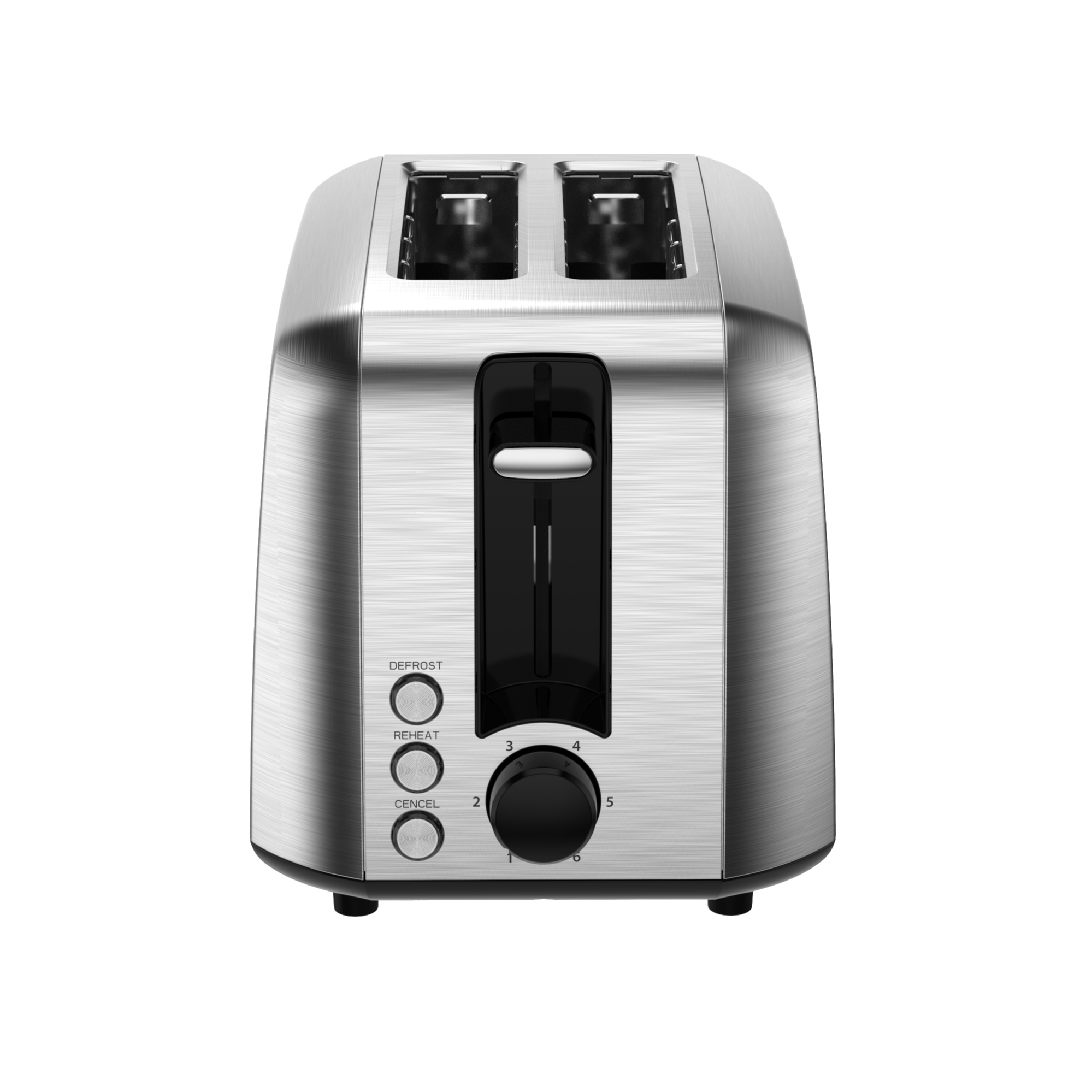 TS1200 2 Slice Toaster with Stainless Steel Design Multi-Function Defrost Reheat Adjustable Browning