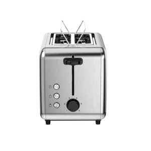 TS1218 2 Slice Stainless Steel Toaster with Multi-Function Defrost Reheat Cancel Adjustable Browning and Bun Warmer