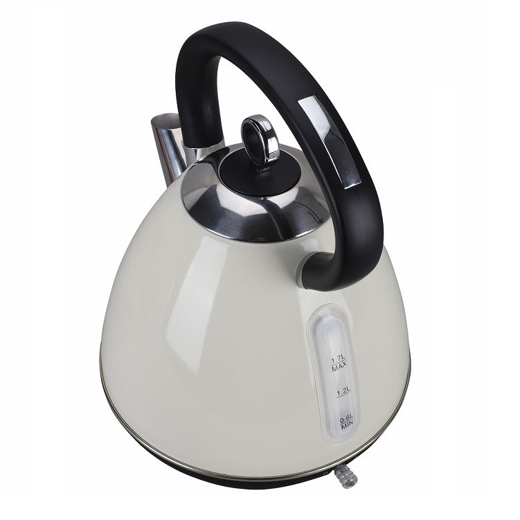 1.7L stainless steel pyramid kettle hot water boiler stylish design boiling hot water electric kettle