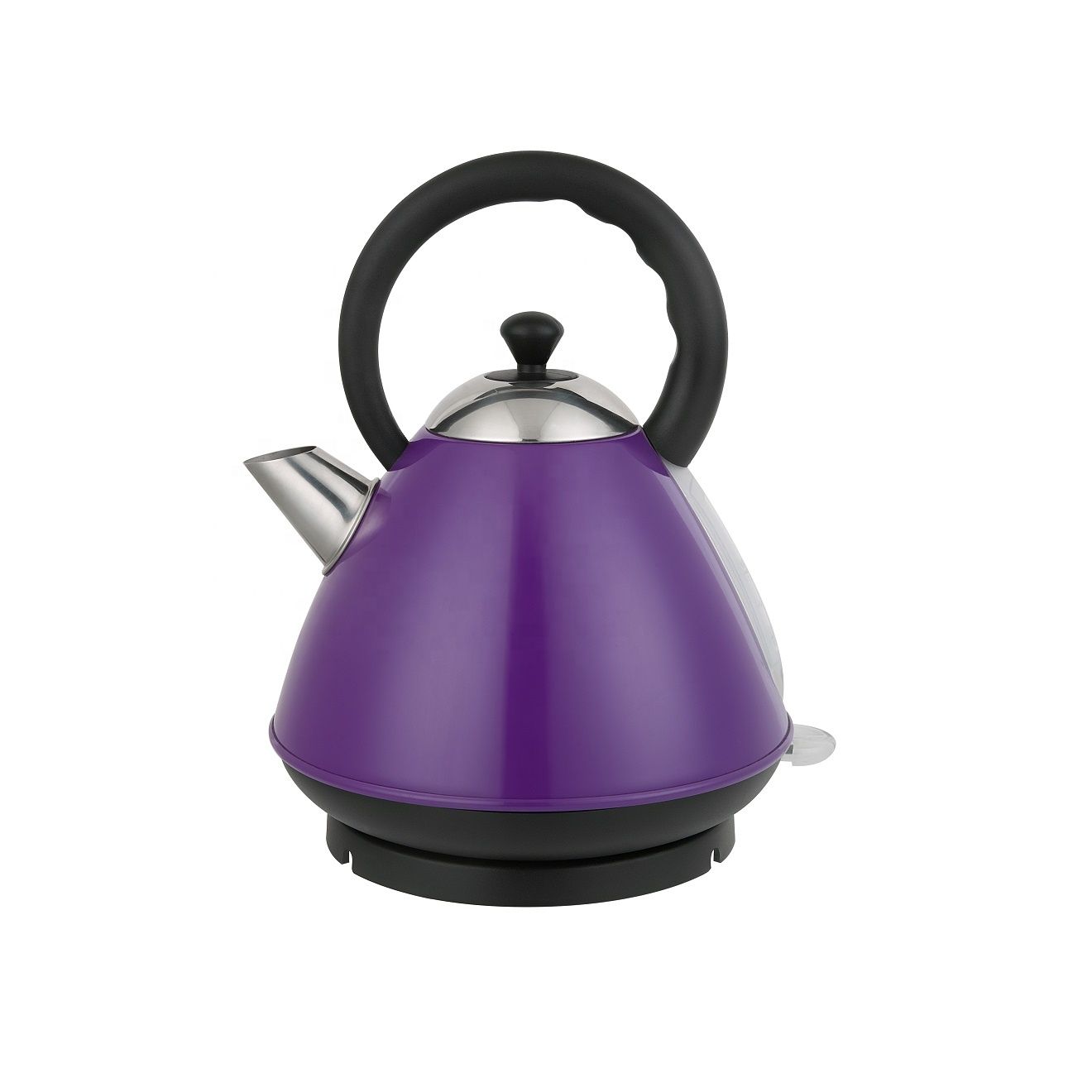 1.7L stainless steel pyramid kettle hot water boiler stylish design boiling hot water electric kettle