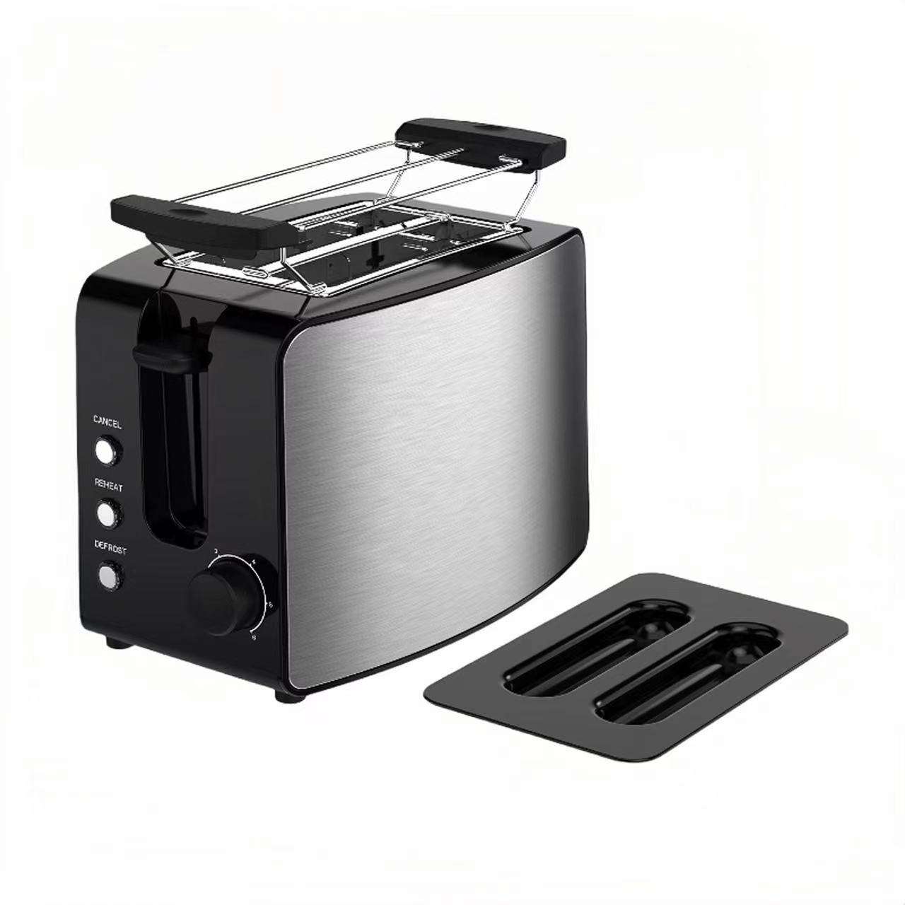 TS1204 2 Slice Toaster with Cool-Touch Housing Multi-Function Defrost Reheat and Adjustable Browning