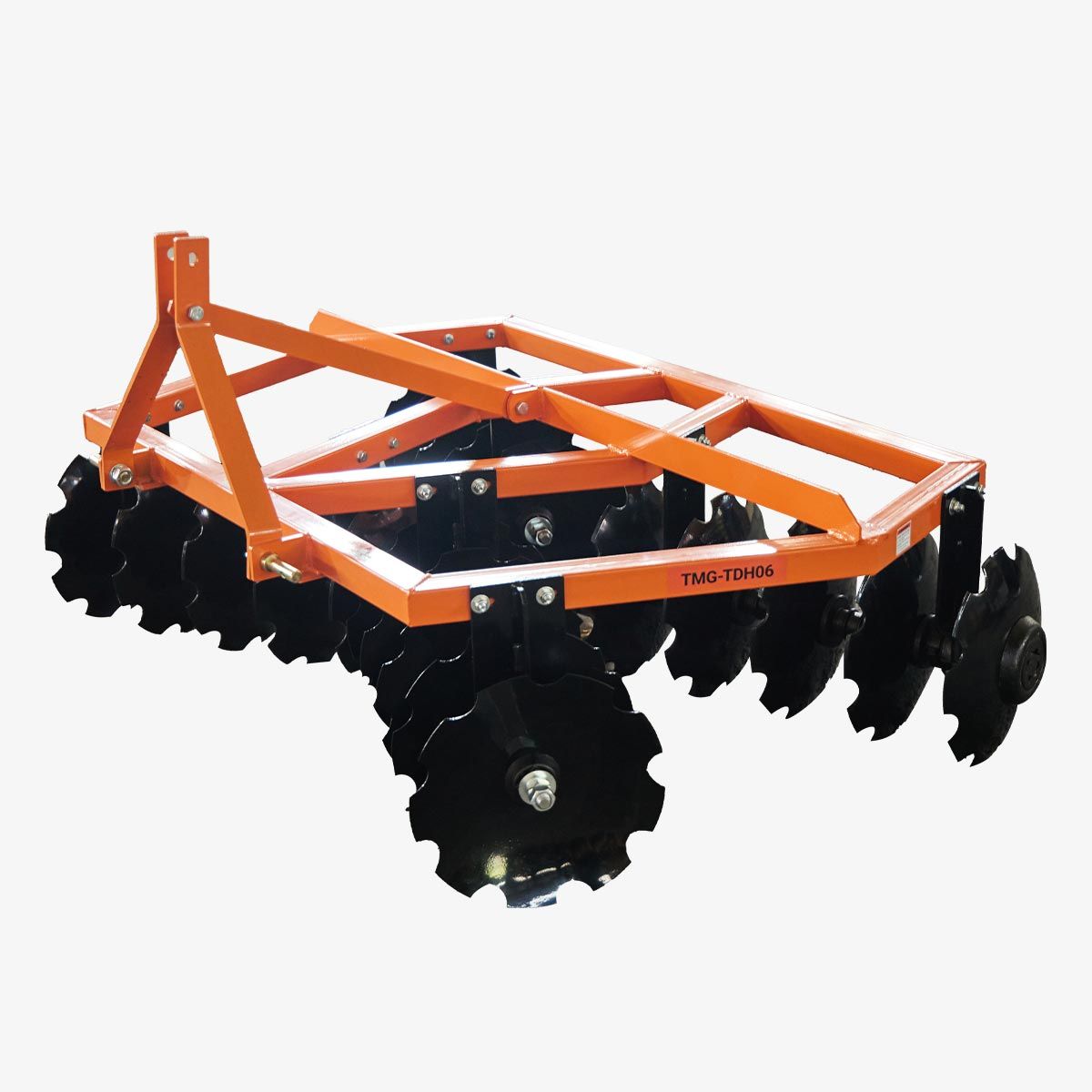 Farm machinery tractor mounted implements paddy field disc plough