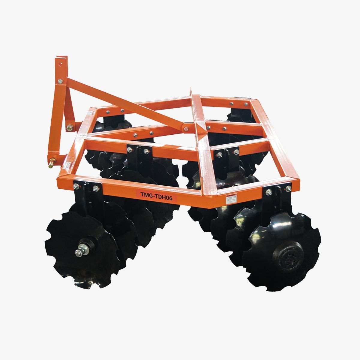 Farm machinery tractor mounted implements paddy field disc plough