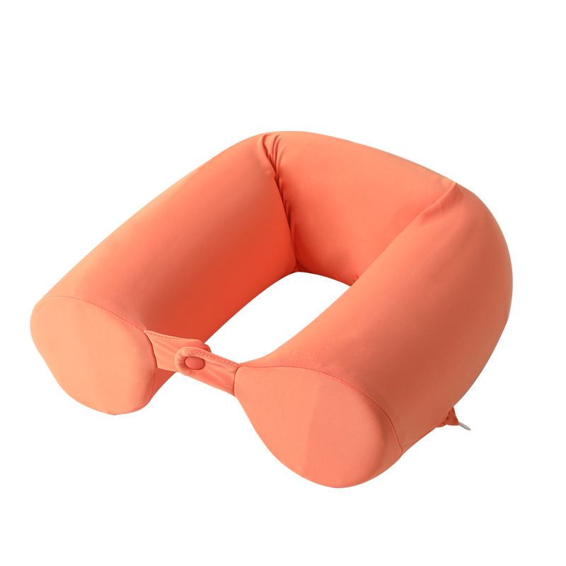 Memory Foam Bendable Travel Pillows Long Round Support Sleeping Bolster Neck Pillow