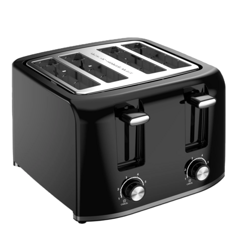 Versatile 4-Slice Toaster with 1500W Power Adjustable Browning Control and Extra Lift Function for Perfect Toasting